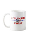 Country First John McCain Sarah Palin Coffee Mug by marcacci Country First John McCain Sarah Palin Coffee Mug