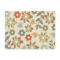 country flower postcards