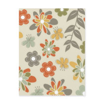 country flower postcards