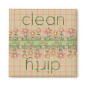 Country Flowers Dishwasher Magnet