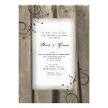 Country Flowers Wedding Rehearsal Dinner Invite