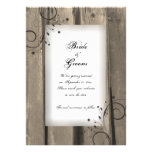 Country Flowers Wedding Save the Date Announcement