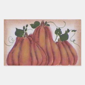 Country Folk Pumpkin Label