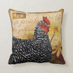 Country French chicken Pillow