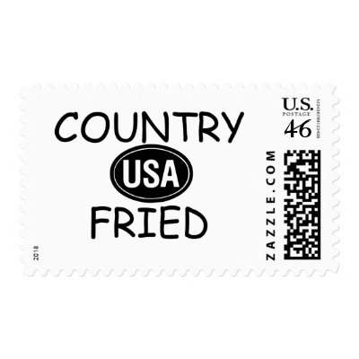 Country Fried Postage Stamp