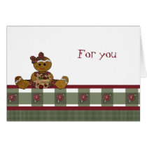 Country Gingerbread Gift Card