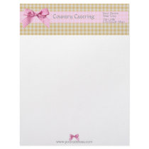 Country Gingham Letterhead