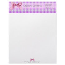 Country Gingham Letterhead