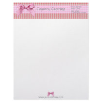Country Gingham Letterhead