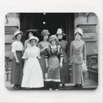 Country Girls Take New York, 1910 Mousepad