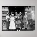 Country Girls Take New York, 1910 Print