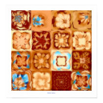 Country Grid 2, Digital Quilt (hi-res print)