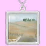 Country hillside custom necklace