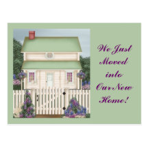 Country House Postcards - We just moved....