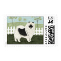 Country Keeshond postage by jennsdoodleworld Country Keeshond postage