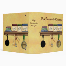 Country Kitchen 3 Ring Binder