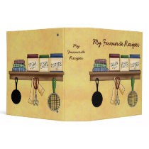 Country Kitchen binders by RainbowCards Country Kitchen binders