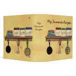 Country Kitchen 3 Ring Binders