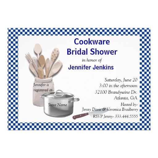 Country Kitchen Bridal Shower Invitation