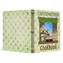 Country Kitchen Cookbook Binder by RanchLady Country Kitchen Cookbook Binder