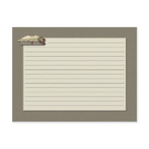 Country Kitchen Recipe Card postcards