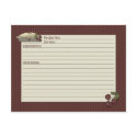Country Kitchen Recipe Card postcards