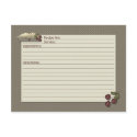 Country Kitchen Recipe Card postcards