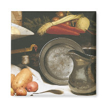 Country Kitchen Still Life Kitchen Magnet by pinkinkart Country Kitchen Still Life Kitchen Magnet