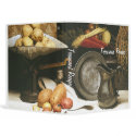 Country Kitchen Still Life Recipe Binder by pinkinkart Country Kitchen Still Life Recipe Binder