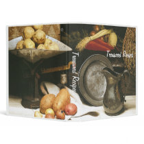 Country Kitchen Still Life Recipe Binder by pinkinkart Country Kitchen Still Life Recipe Binder