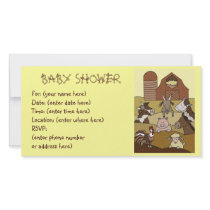 Country Life 10 Baby Shower Customized Photo Card