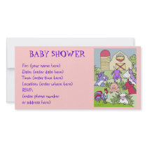 Country Life 15 Baby Shower Photo Card