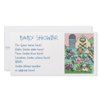 Country Life 17 Baby Shower Customized Photo Card