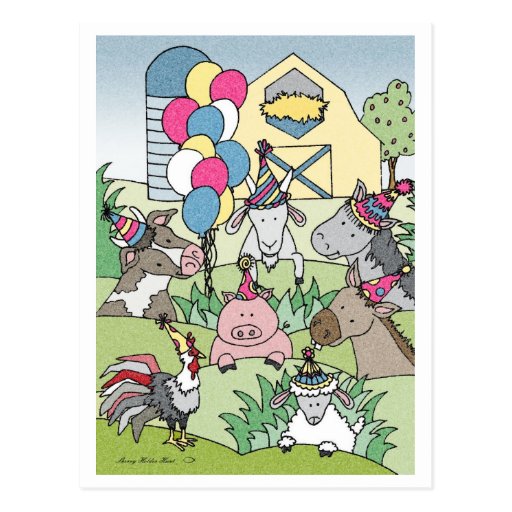 Country Life-Baby Shower Invitation - Customized Post Card