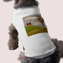 Country life doggie tee pet clothing