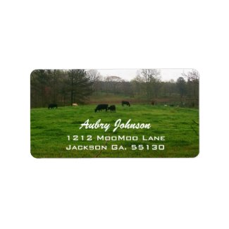 Country Living Address Labels label