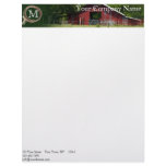 Country Living Lasso Monogram Letterhead Template