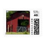 Country Living Red Barn Header Postage Stamp