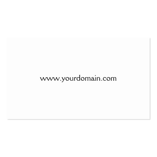 Country Living Red Barn Lasso Monogram Header Business Card Templates (back side)