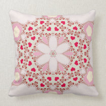 Country Love Hearts Geometric Pattern Cushion pillows