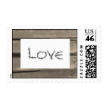 Country Love Wedding Postage Stamp