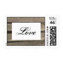 Country Love Wedding Postage Stamp