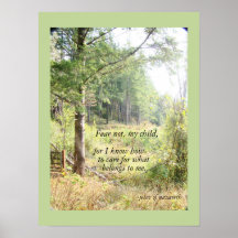 Country Meadow Fear Not Print