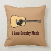 Country Music throwpillow