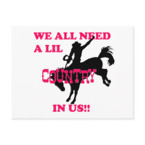 country music postcards