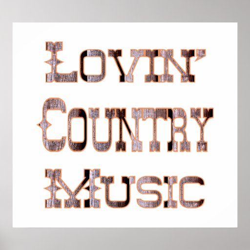 Country Music Print
