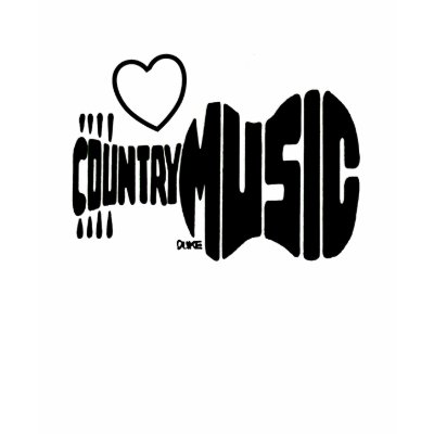 Country Music Silhouette Tee Shirt