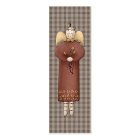 Country Nowel Angel Christmas Gift Tag profilecard
