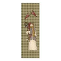 Country Nowel Snowman Christmas Gift Tag business cards