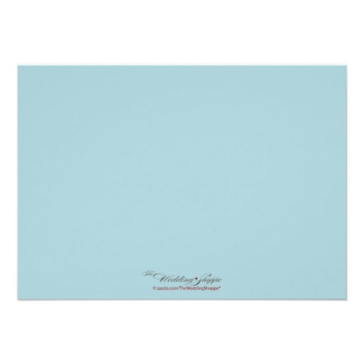Country Oak Tree Bridal Shower Invitation (blue)